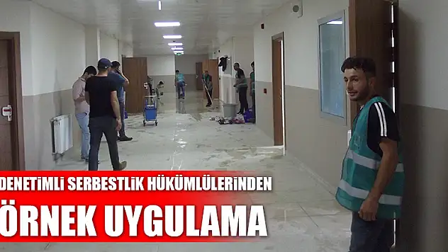 DENETİMLİ SERBESTLİK HÜKÜMLÜLERİNDEN ÖRNEK UYGULAMA