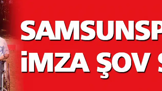 Samsunspor'da imza şov sürüyor