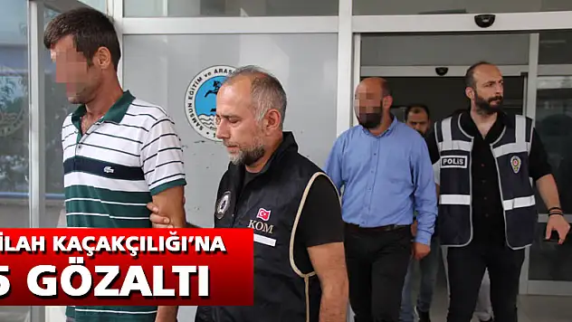 Samsun'da silah kaçakçılığı operasyonu: 5 gözaltı