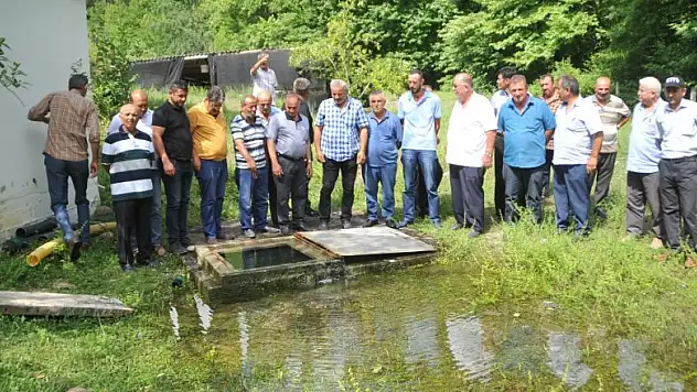 21 mahalle muhtarının içme suyu talebi