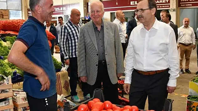 Başkan Şahin: 'Haldeki sorunları çözeceğiz'