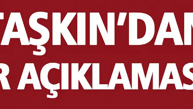 Taner Taşkın'dan transfer açıklaması 