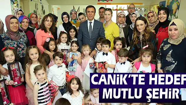 Canik'te hedef mutlu şehir