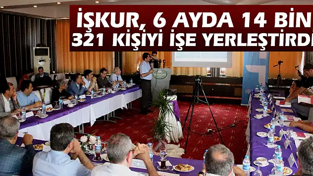 İŞKUR, 6 ayda 14 bin 321 kişiyi işe yerleştirdi