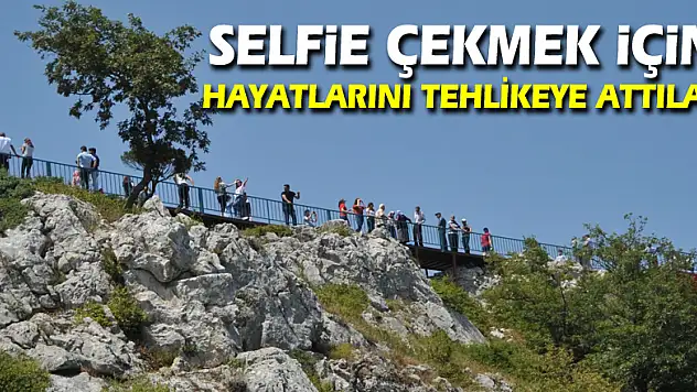Selfie çekmek için hayatlarını tehlikeye attılar