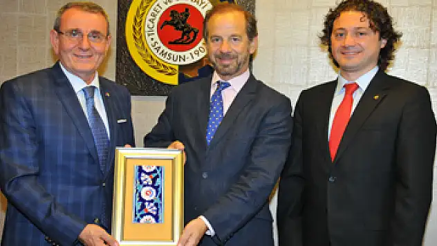 Arjantin Başkonsolosu Rivera, Samsun TSO'da