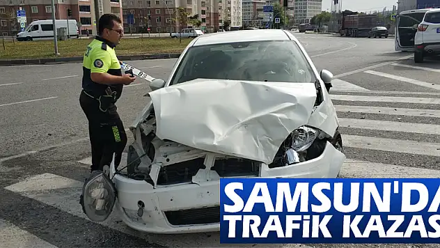 Samsun'da trafik kazası: 3 yaralı