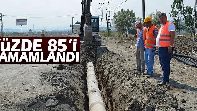 SASKİ, Tekkeköy'deki alt yapı çalışmalarının yüzde 85'ini tamamladı