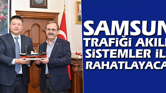 Samsun trafiği akıllı sistemler ile rahatlayacak
