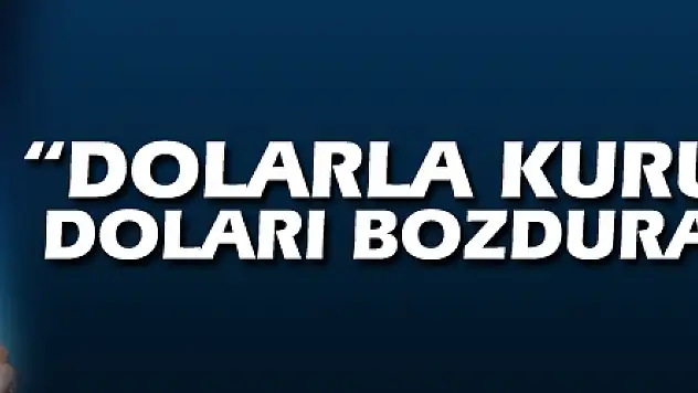 Karaaslan: 'Dolarla kurulan oyunu, doları bozdurarak bozarız'