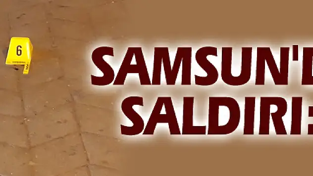 Samsun'da silahlı saldırı: 1 yaralı