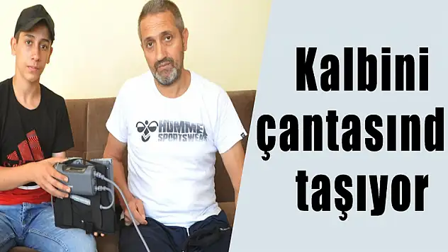 Kalbini çantasında taşıyor 