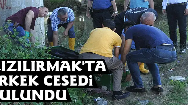 Kızılırmak'ta erkek cesedi bulundu