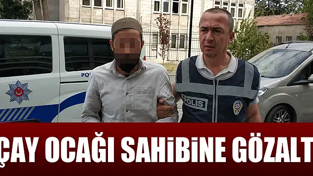 Tabancayla ateş açan çay ocağı sahibi gözaltına alındı 