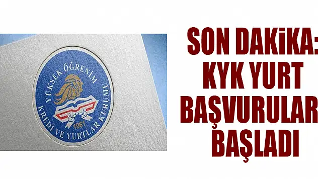 Son dakika: KYK yurt başvuruları başladı |KYK yurt başvusu nasıl yapılır? - İşte 2018 Yurtkur son başvuru tarihi