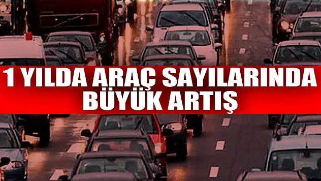 Samsun'da 1 yılda araç sayılarında büyük artış 