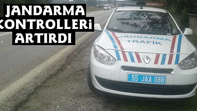 Jandarma kontrolleri artırdı