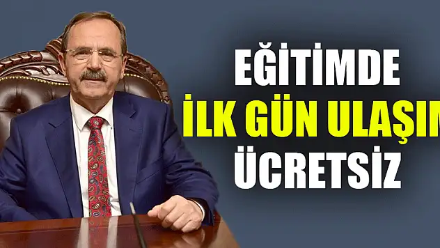 Eğitimde ilk gün ulaşım ücretsiz 