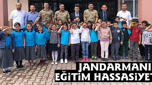 Jandarmanın eğitim hassasiyeti