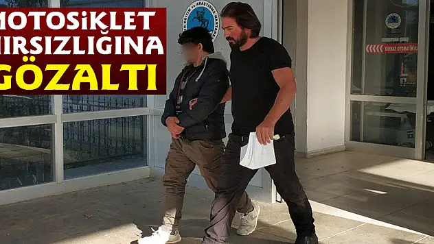 Motosiklet hırsızlığına gözaltı