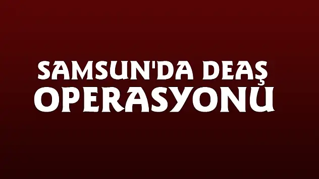 Samsun'da DEAŞ operasyonu: 5 gözaltı