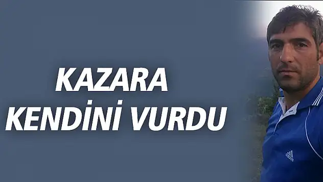 Kazara kendini vurdu