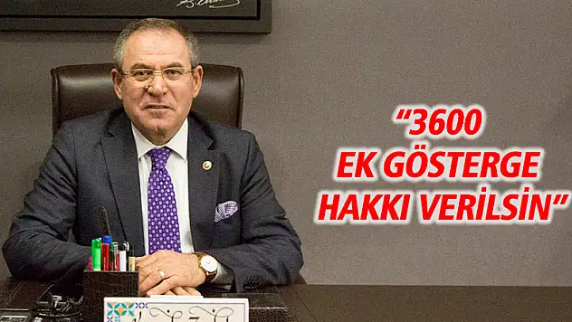 '3600 EK GÖSTERGE HAKKI VERİLSİN'