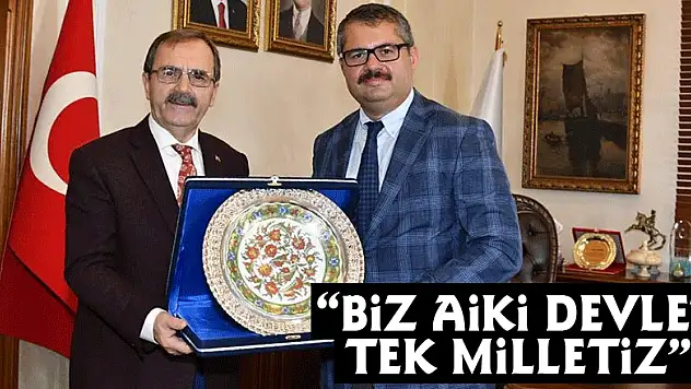 Başkan Şahin: 'Biz iki devlet tek milletiz'