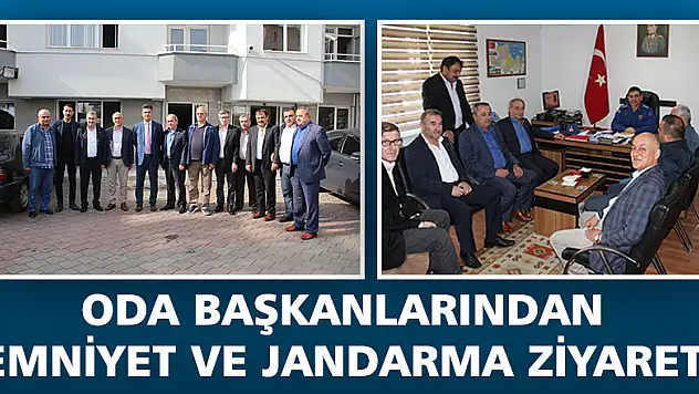BAŞKANLARDAN EMNİYET VE JANDARMA ZİYARETİ