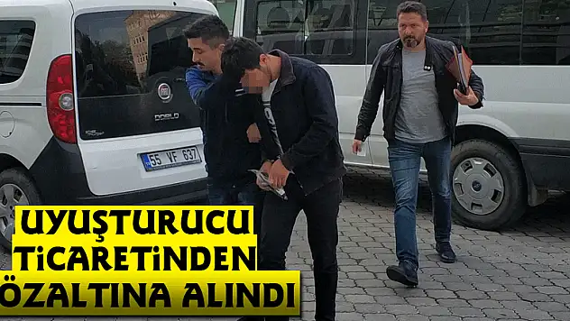 Uyuşturucu ticaretinden gözaltına alındı