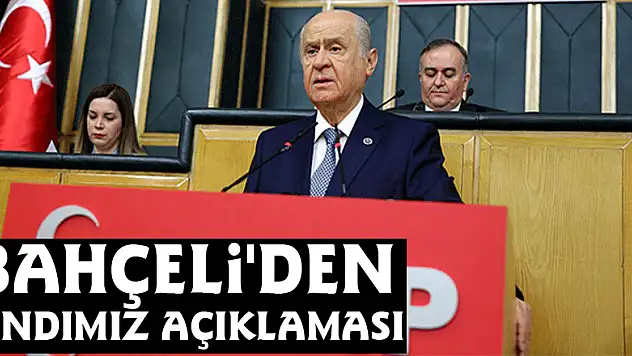 Bahçeli'den Andımız açıklaması