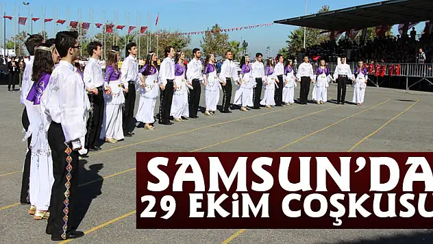 Samsun'da 29 Ekim coşkusU