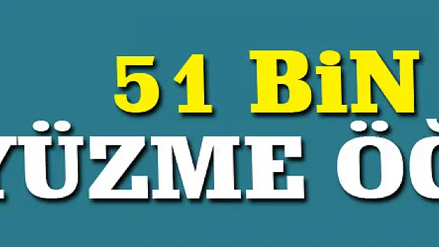 51 bin çocuk yüzme öğrendi