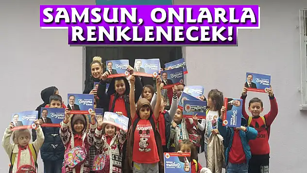 Büyükşehir Belediyesi'nden miniklere boyama kitabı