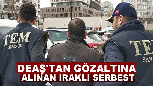 DEAŞ'tan gözaltına alınan Iraklı serbest