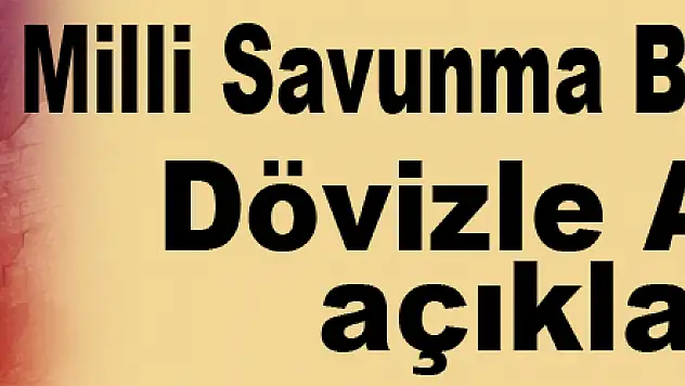 Milli Savunma Bakanlığı, dövizle askerlikle ilgili duyuru yayımladı.