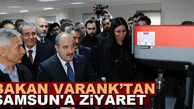 Bakan Varank'tan Samsun'a ziyaret