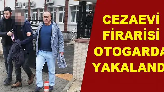 Cezaevi firarisi otogarda yakalandı 