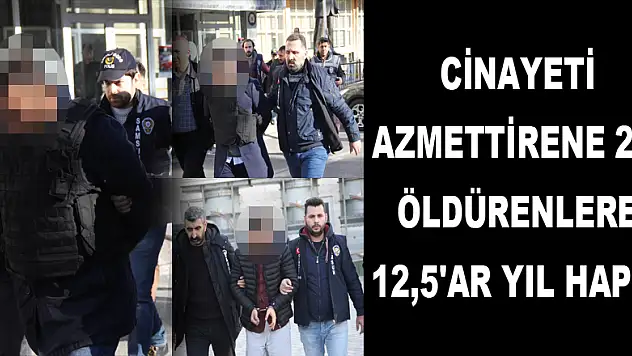Cinayeti azmettirene 25, öldürenlere 12,5'ar yıl hapis 