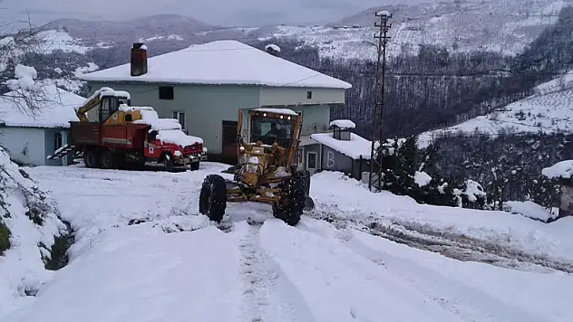 Canik'te kar mesaisi