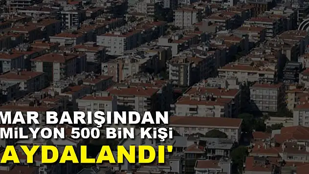 Bakan Kurum: 'İmar barışından 9 milyon 500 bin kişi faydalandı'