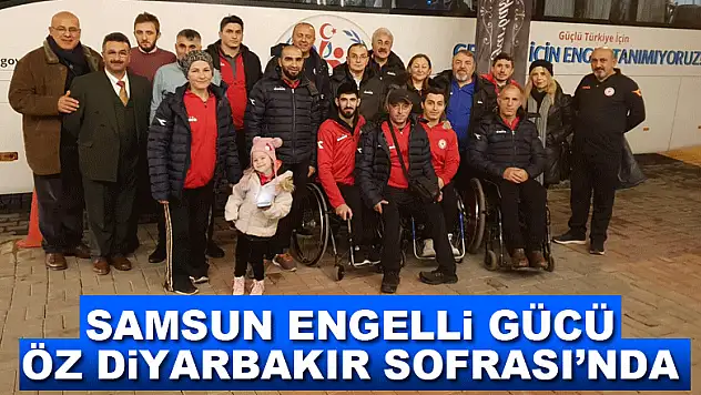 Samsun Engelli Gücü Öz Diyarbakır Sofrası'nda