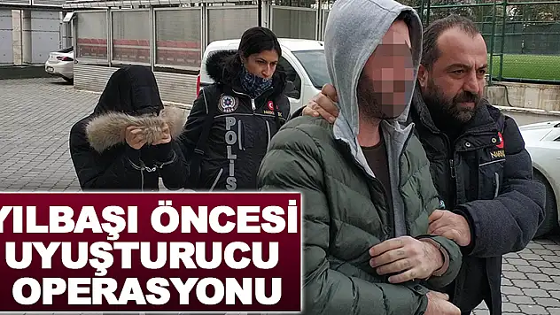 Yılbaşı öncesi uyuşturucu operasyonu: 1'i kadın 4 gözaltı