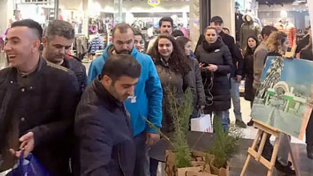 2019 yılına özel olarak 2019 adet fidan dağıtıldı