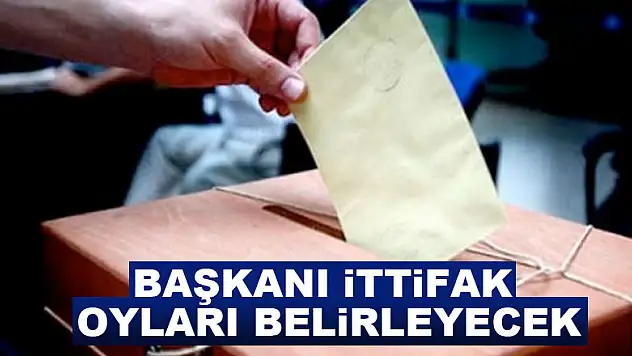 Başkanı ittifak oyları belirleyecek