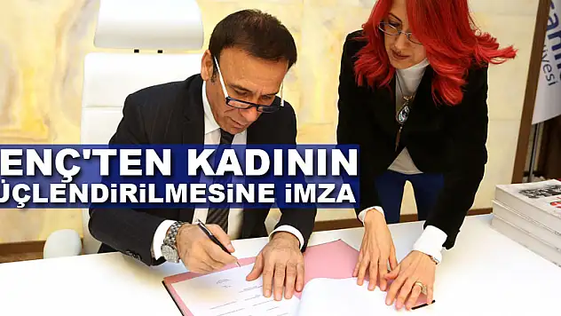Genç'ten kadının güçlendirilmesine imza