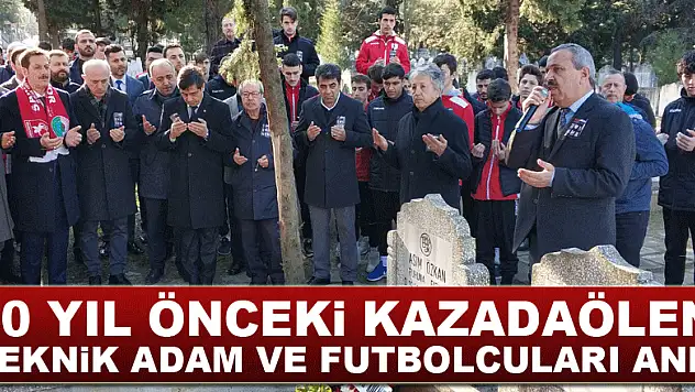 Samsunspor, 30 yıl önceki kazada ölen teknik adam ve futbolcuları andı