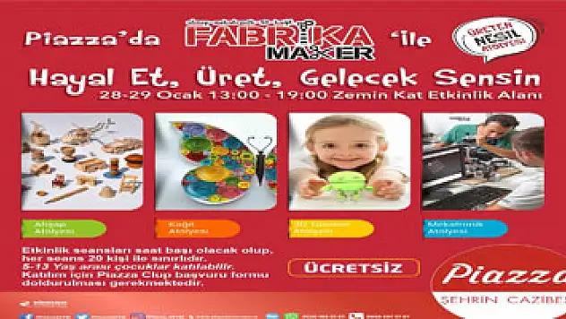 Çocuklar 'Üreten Nesil Atölyesi'nde buluşuyor