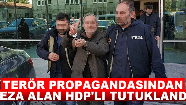 Terör propagandasından ceza alan HDP'li tutuklandı