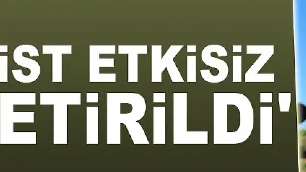 İçişleri Bakanlığı: '50 terörist etkisiz hale getirildi'